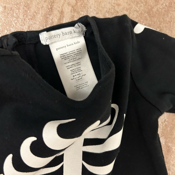 Skeleton Pottery Barn Kids cotton Sleep Sack Halloween Skeleton - Picture 2 of 6